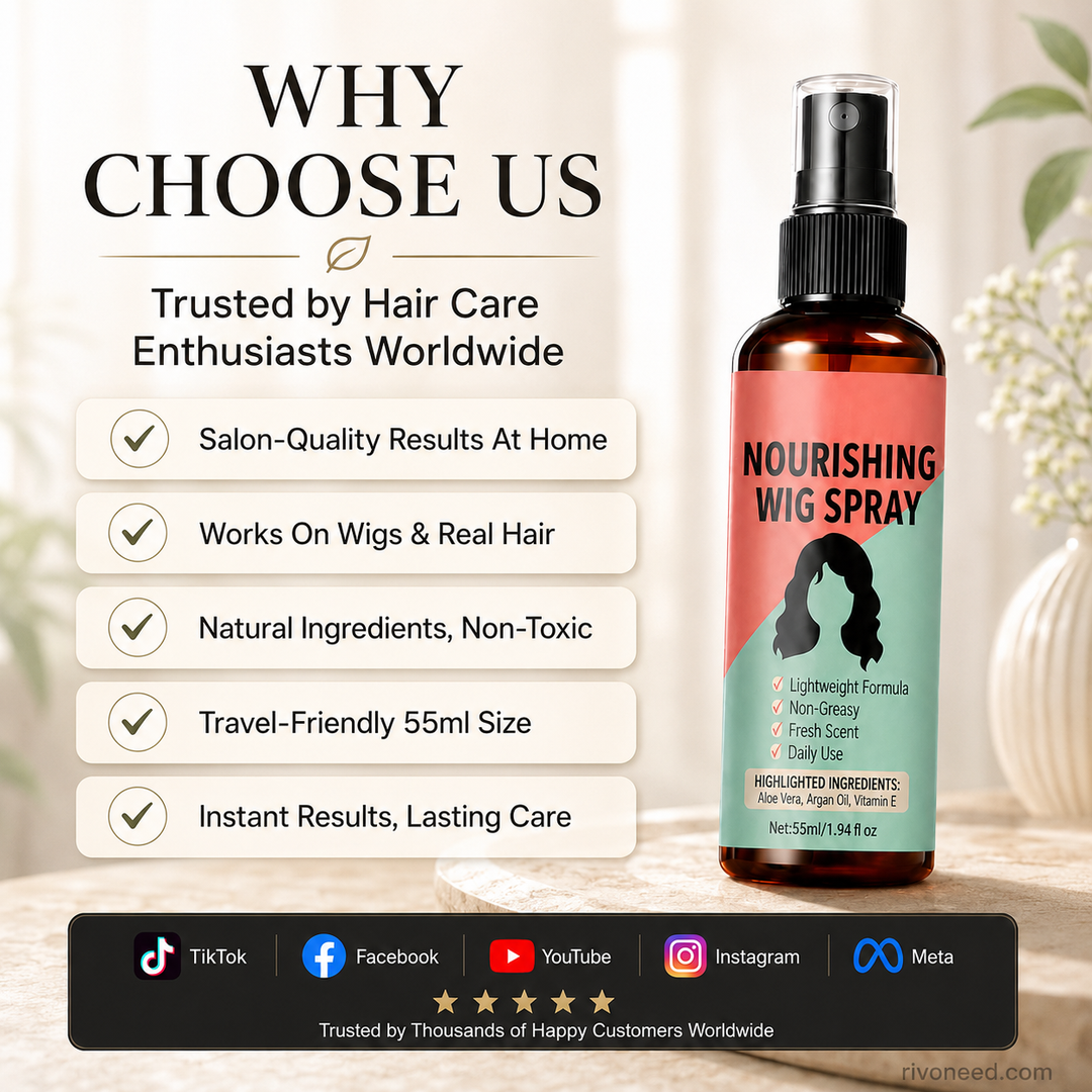 ⚽️🏆️World Cup Sale:30% OFF🎉70K+ SOLD! 🥳Lightweight No-Rinse Nourishing Wig Spray