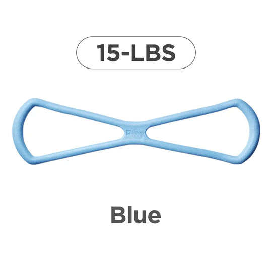 Keep Resistance Bands Figure 8 Exercise Bands for Women 8 Shaped TPE Material for Arms Chest Expander Yoga Gym Fitness Muscle Training Equipment Stretching Gear Latex Free Elastic