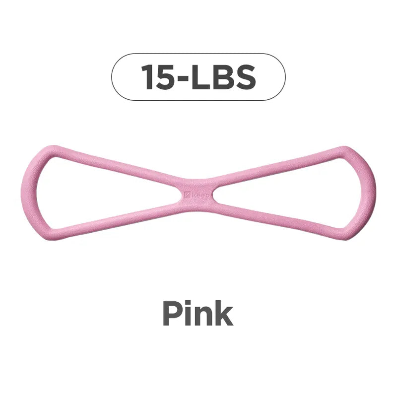 Keep Resistance Bands Figure 8 Exercise Bands for Women 8 Shaped TPE Material for Arms Chest Expander Yoga Gym Fitness Muscle Training Equipment Stretching Gear Latex Free Elastic