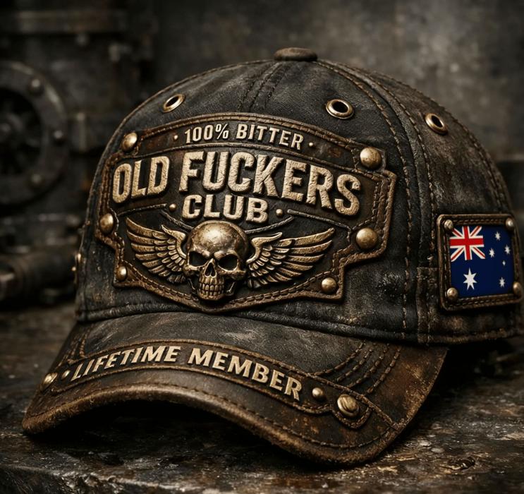 🎁Old Fuckers Club Vintage Embroidered Cap
