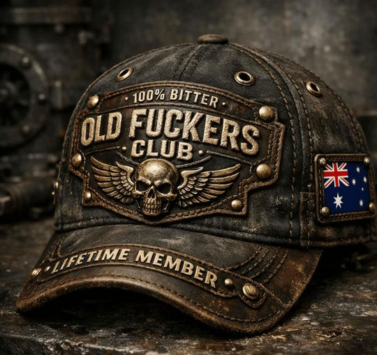 🎁Old Fuckers Club Vintage Embroidered Cap