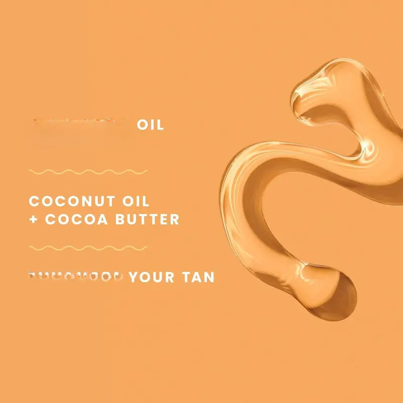 Achieve a Deep, Radiant Tan with Our Premium Dark Tanning Oil – A Moisturizing Body Oil Infused with Nourishing Cocoa Butter for Enhanced Tanning and Supple Skin