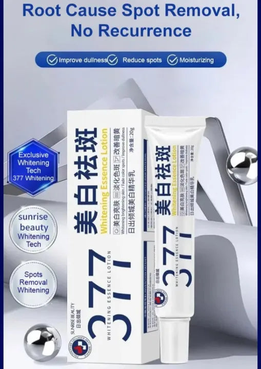 La leche con esencia para manchas de la edad mejora la pigmentación de la piel Crema con esencia Yello para reducir las manchas de la edad