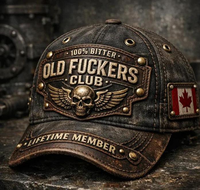 🎁Old Fuckers Club Vintage Embroidered Cap