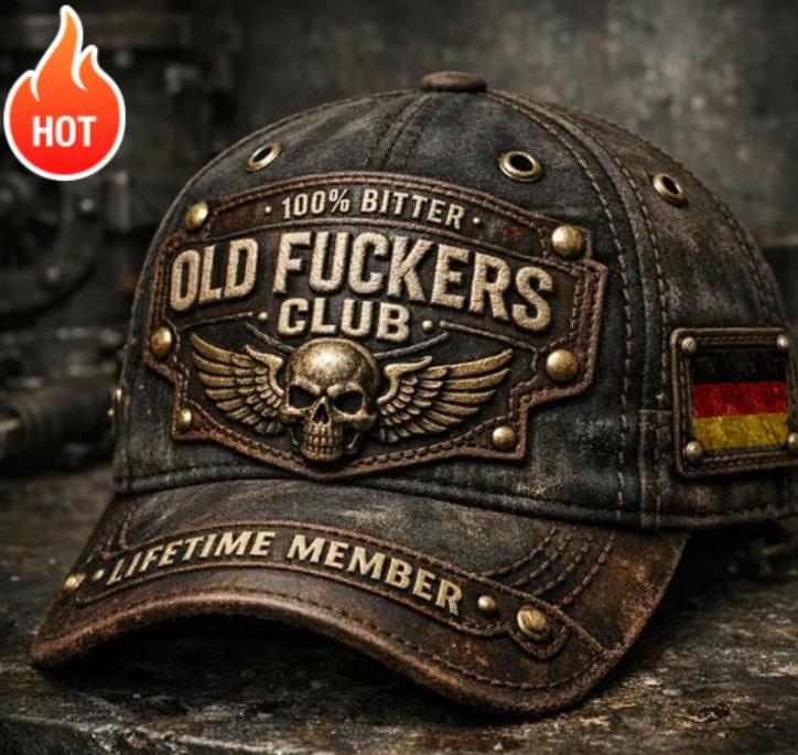 🎁Old Fuckers Club Vintage Embroidered Cap