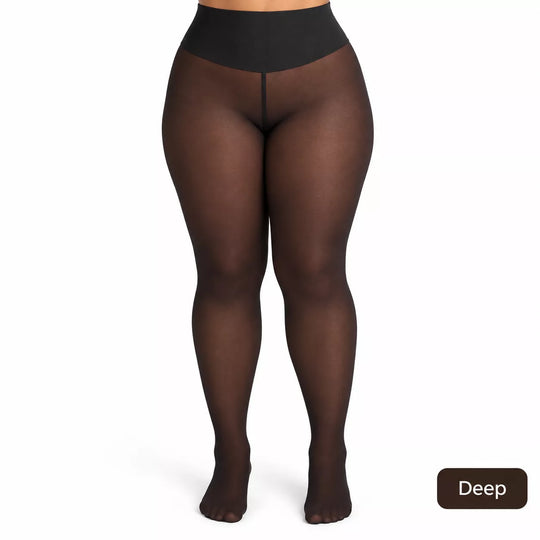 Viral One-Seam Shaping Fleece Leggings – High-Waisted Tummy Control & Warmth