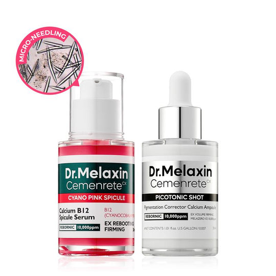 [Dr.Melaxin Službena trgovina]Lumi Pore & Spot Care Duo | Smanjuje pore & Fades Blemish Marks | Cyano Pink Spicule Serum + Picotonic Shot ampula