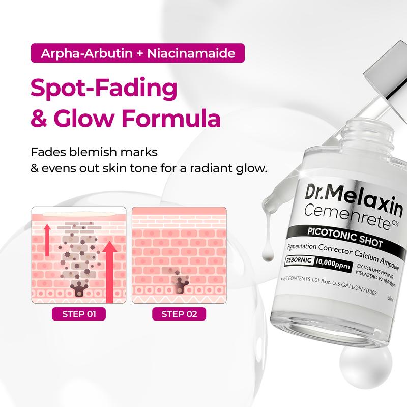 [Dr.Melaxin Službena trgovina]Lumi Pore & Spot Care Duo | Smanjuje pore & Fades Blemish Marks | Cyano Pink Spicule Serum + Picotonic Shot ampula