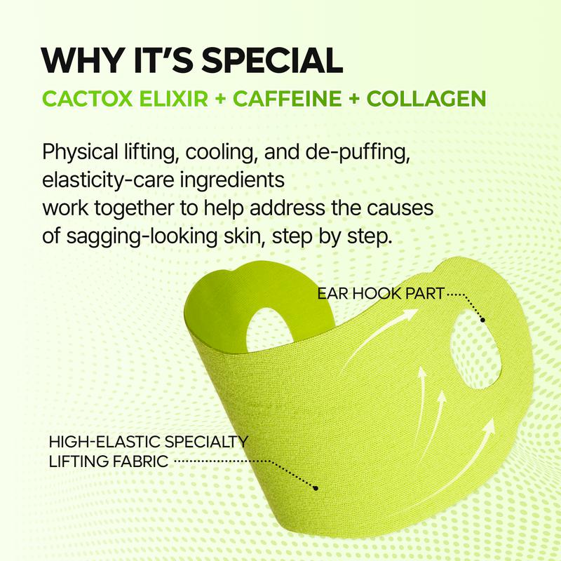 [Dr.Melaxin Oficiální] CACTOX V-LIFTING MEWING BAND s kaktusovým chladivem snižuje otoky a stahuje póry pro viditelnou regeneraci pórů