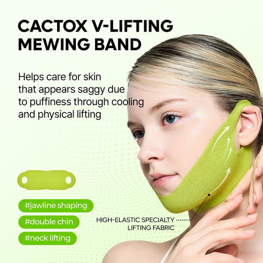 [Dr.Melaxin Oficiální] CACTOX V-LIFTING MEWING BAND s kaktusovým chladivem snižuje otoky a stahuje póry pro viditelnou regeneraci pórů