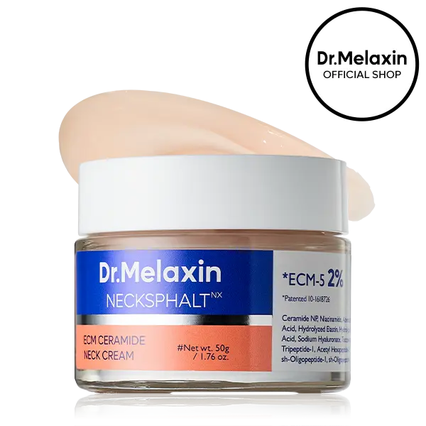 [Dr.Melaxin Official] Necksphalt ECM Neck Barrier Cream | Anti-aging Cream, Firming Wrinkles, Skin Lifting | Korean Cosmetics | 1.7 fl oz (50 ml)