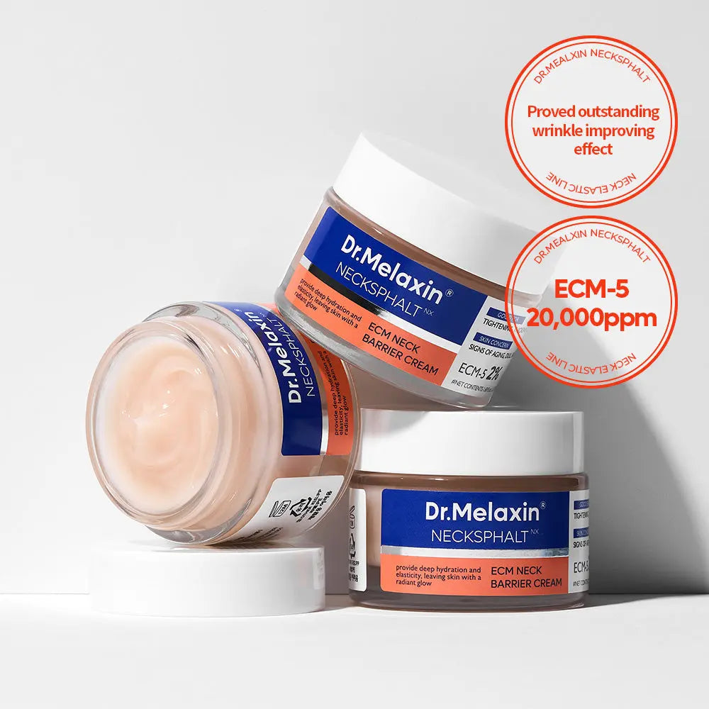 [Dr.Melaxin Official] Necksphalt ECM Neck Barrier Cream | Anti-aging Cream, Firming Wrinkles, Skin Lifting | Korean Cosmetics | 1.7 fl oz (50 ml)