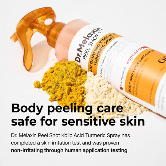 [Dr.Melaxin Official] Peel Shot Keratin Care Kojic Acid Turmeric Spray 200ml Pore Clearing Exfoliating Formula