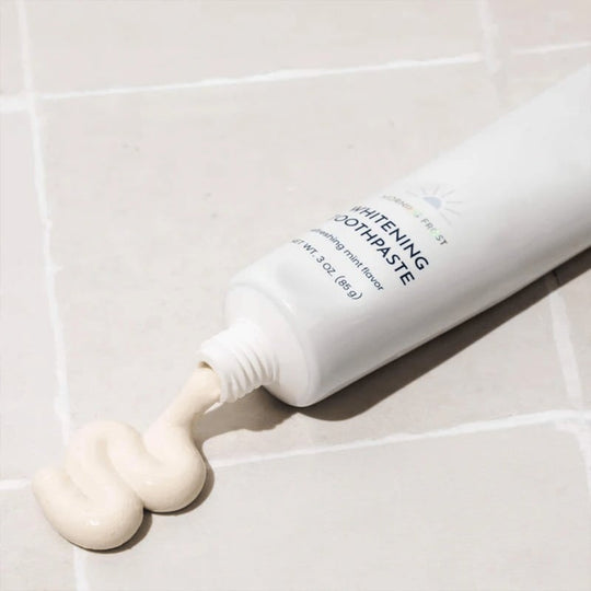 🦷 Fluoride-Free Hydroxyapatite Teeth Whitening Toothpaste with Coconut Oil & Xylitol ❄️