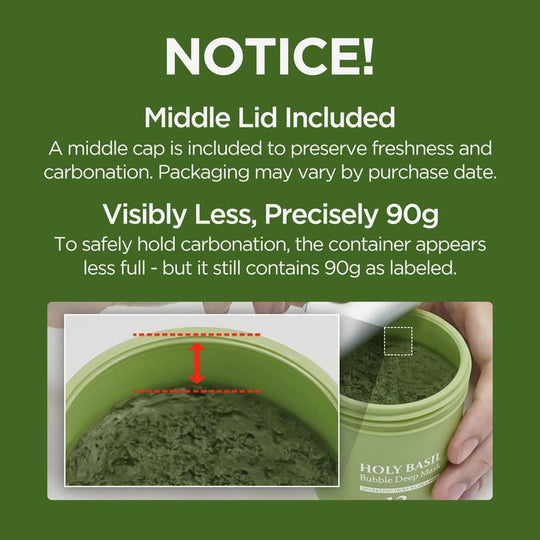 Holy Basil Bubble Deep Cleansing Mask