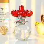 🎉🌹Valentine's Day Sale:30% OFF🥳80K+ SOLD! 💝Crystal Colorful Rose Flower Vase