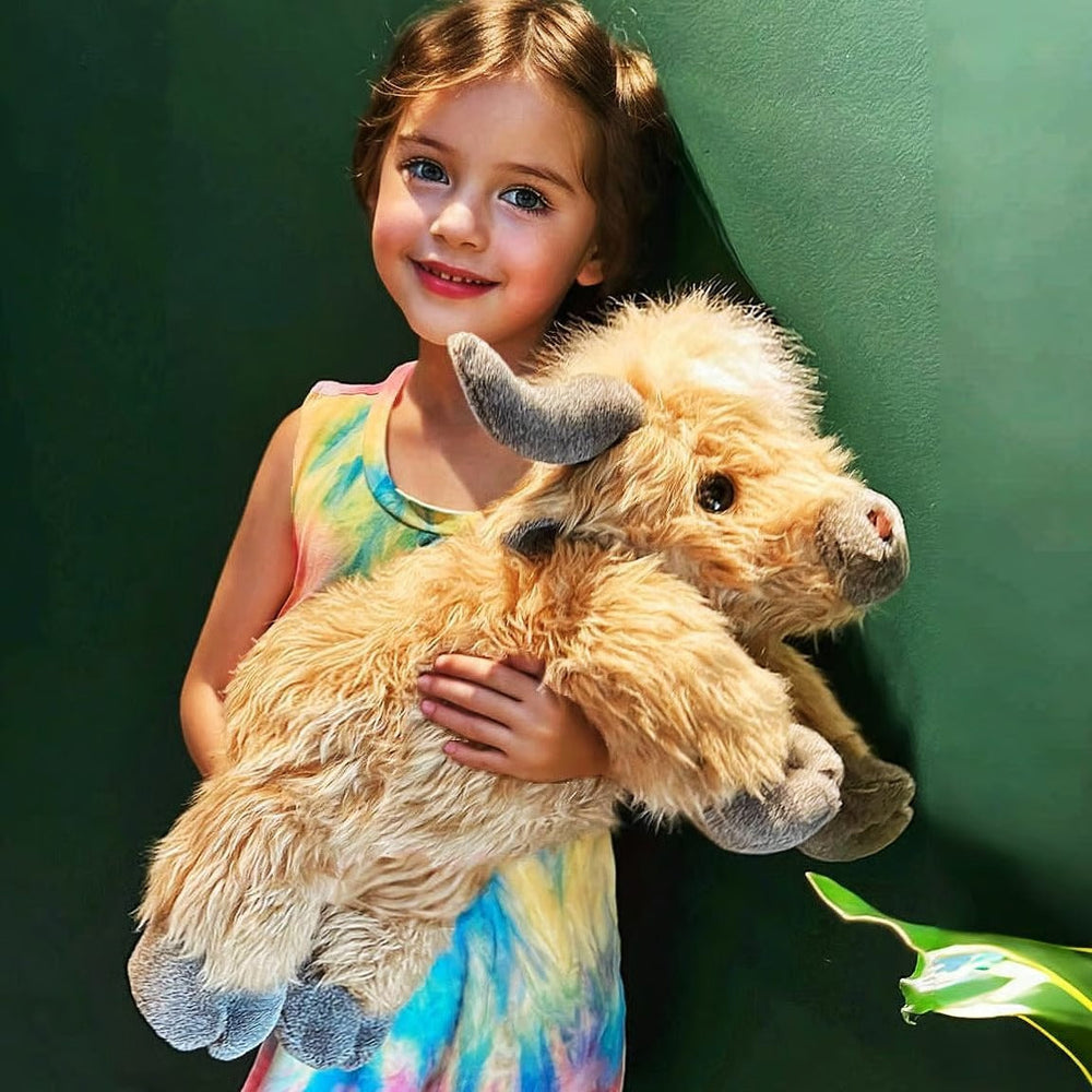 🖤Black Friday Sale:30% OFF🎄90K+ SOLD! 🎁✨Cute Cartoon Highland Cow Stuffed Toy