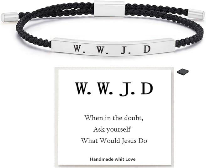 Inspire Bracelet GOD IS IN CONTROL/W.W.J.D - Elegant Design with Unique Patterns and Letters
