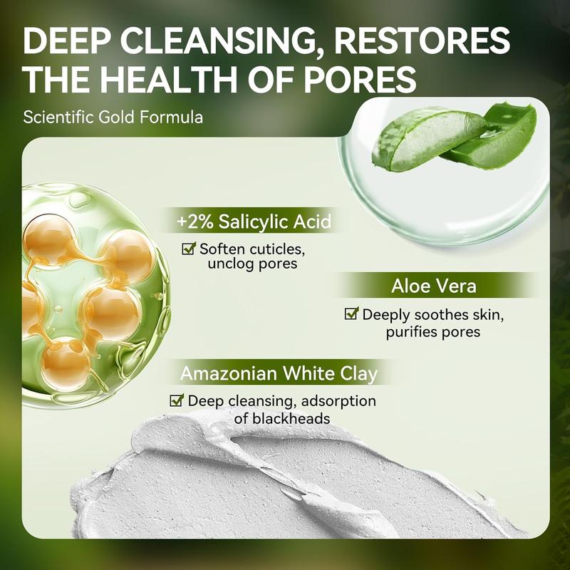 LANBENA 2.0 Blackhead Remover, Nose Plants Pore Strips Deep Cleansing Peel off Mask , 60Pcs Nose Strips Black Heads Remover from Face-New Year Gift