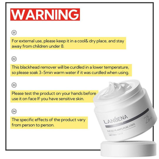 LANBENA 2.0 Blackhead Remover, Nose Plants Pore Strips Deep Cleansing Peel off Mask , 60Pcs Nose Strips Black Heads Remover from Face-New Year Gift