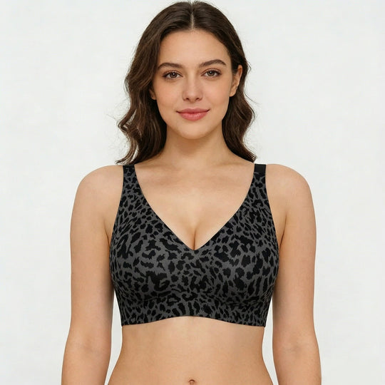 🔥Super Firming Retro Leopard Print Bra | Women Wirefree Bras 👍No More Sagging Breasts
