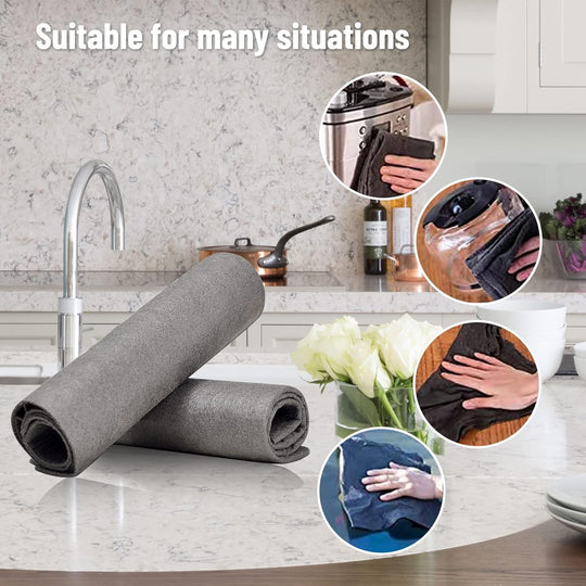 10 Counts Magic Cleaning Cloth, Reuseable Thickened Streak Free Magic Cleaning Wipes