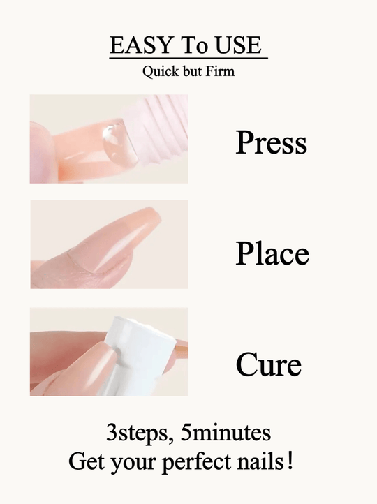 🎉Sada lepidla na nehty Magic Solid Nail Glue Kit 3 v 1