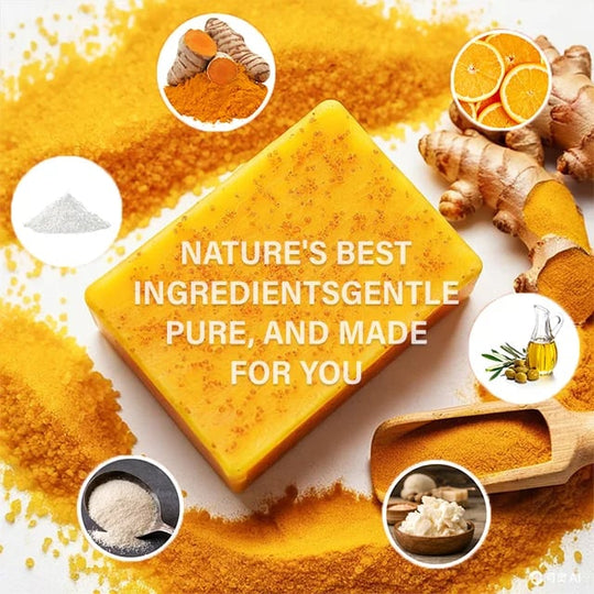 【Înlăturarea petelor magice】Săpun de mână de întunecare cu acid kojic de turmeric