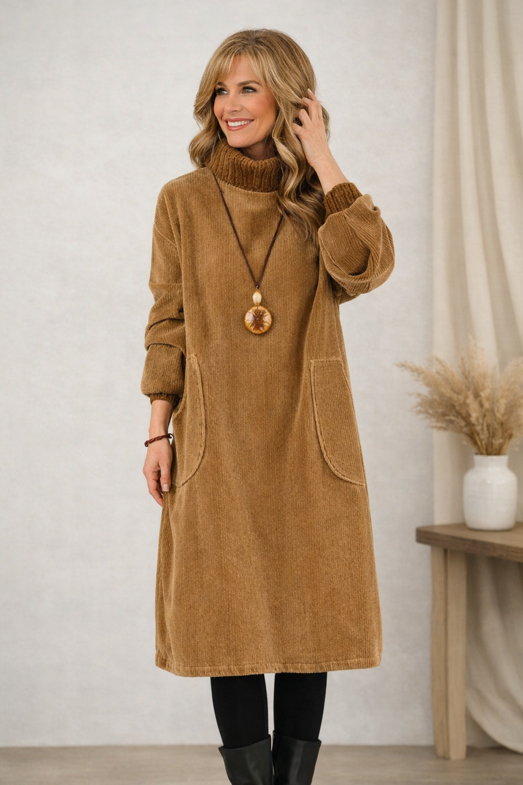 Marenai - Elegant Casual Midi Dress