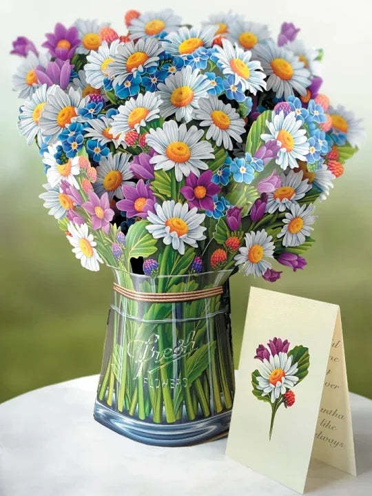 💖Mother's Day Sale💖Pop Up Flower Bouquet Greeting Card💖