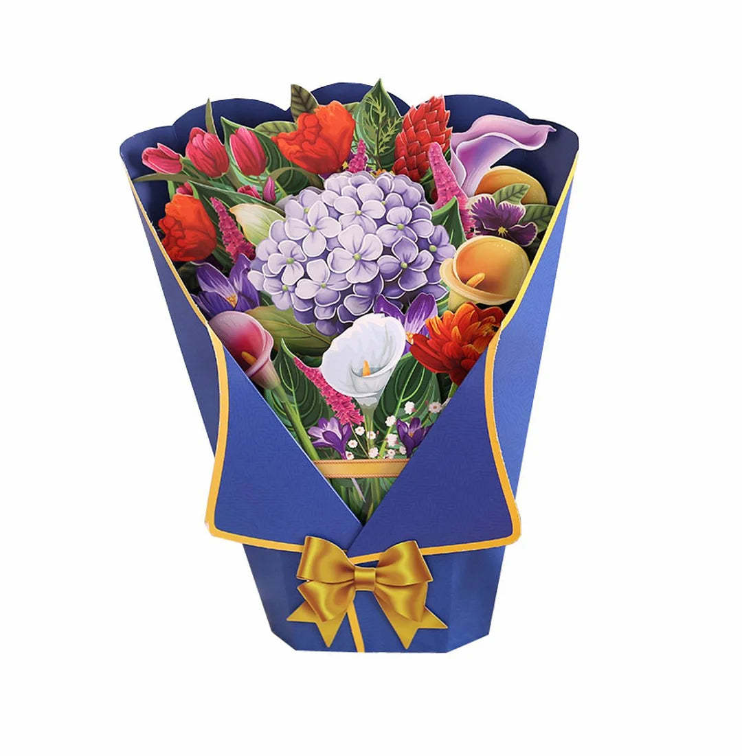 💖Mother's Day Sale💖Pop Up Flower Bouquet Greeting Card💖