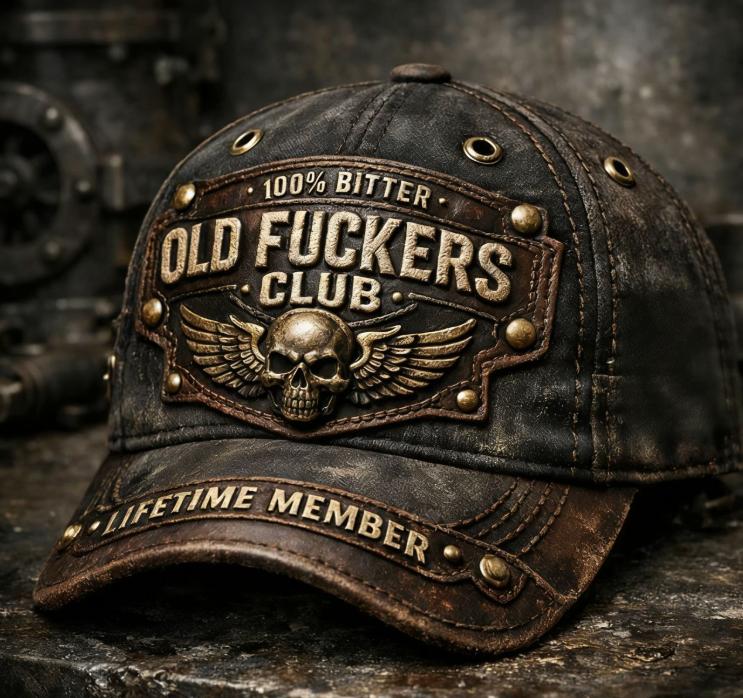 🎁Old Fuckers Club Vintage Embroidered Cap