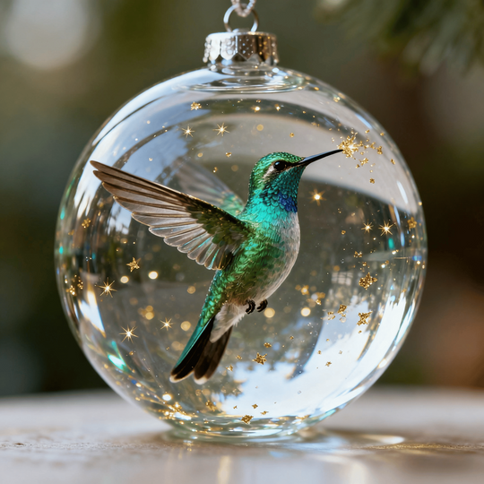 🔥🐦Nature's Birds Crystal Glass Ornament Gift Set
