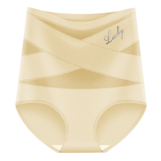 🥰Limited Sale 50% OFF💟Plus-Size High-Waist Cross Tummy Control Panties