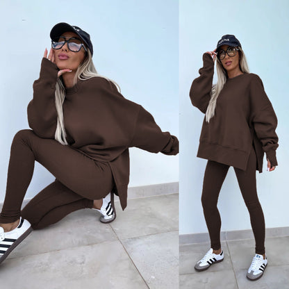 🔥🖤Black Friday Sale:50% OFF🔥Casual Women Sweatshirt Leggings Set