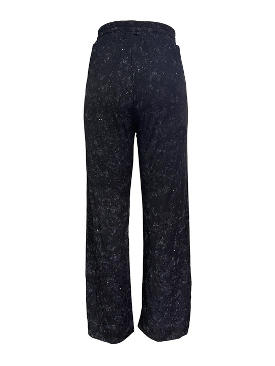 💖ULTIMO GIORNO DI VENDITA 50% DI SCONTO🥰Pantaloni larghi da donna con paillettes e elastico in vita