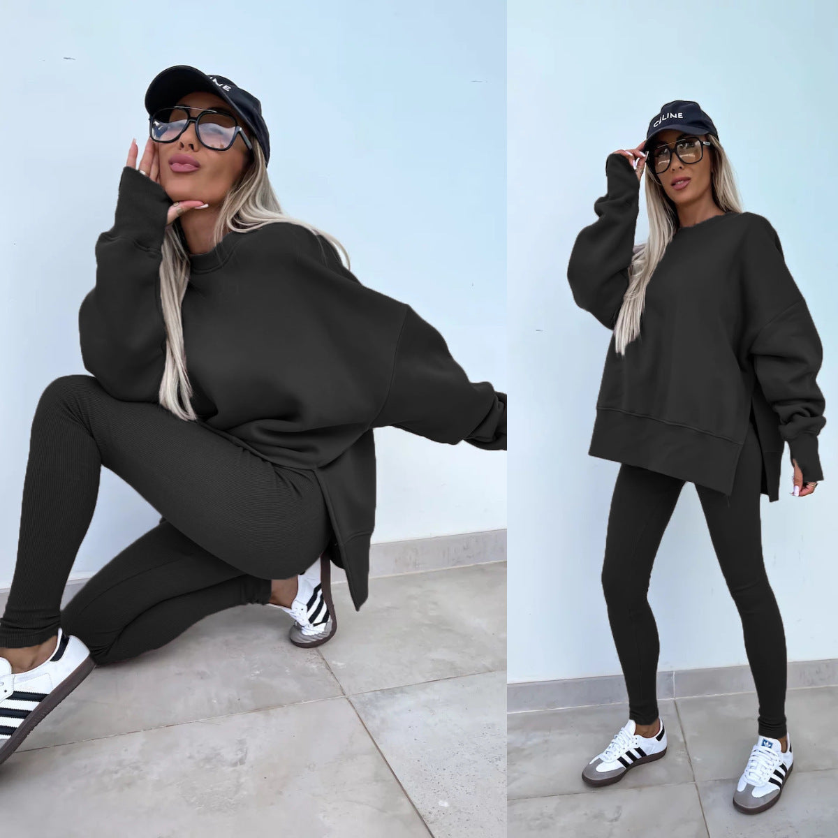 🔥🖤Black Friday Sale:50% OFF🔥Casual Women Sweatshirt Leggings Set