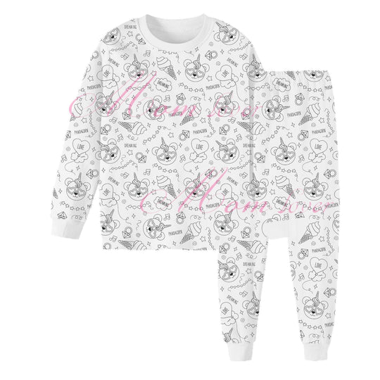 💥Hot Sale - 50%OFF🎁🎨DIY Cartoon Colorable Pajamas for Kids