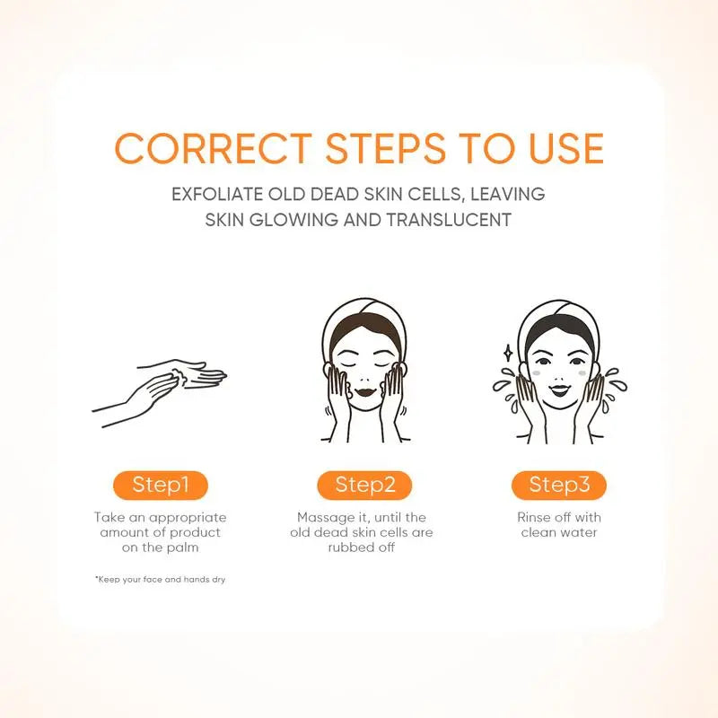 ПОУКУР Оранге Ензиме Екфолиатинг Гел. Дубински чисти кожу лица, уклања мртве ћелије, истовремено пружајући хидратацију и лицу и телу.