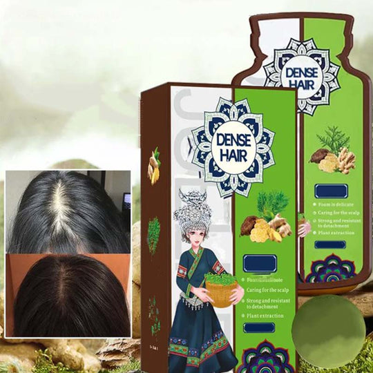 Ingefær planteekstrakt hårfortykningssjampo