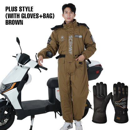 🎅Christmas Pre-sale🎁Winter Outdoor Riding Insulated Full-Body Suit