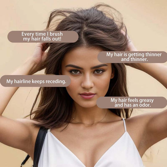 Ingefær planteekstrakt hårfortykningssjampo