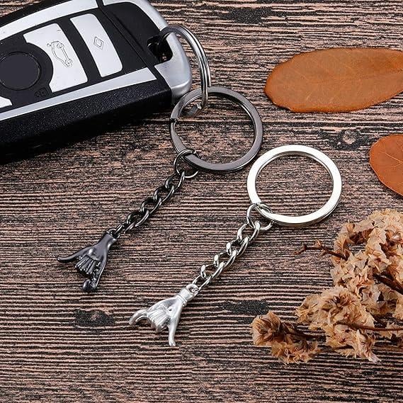 “Pinky Promise” Matching Couple Keychains