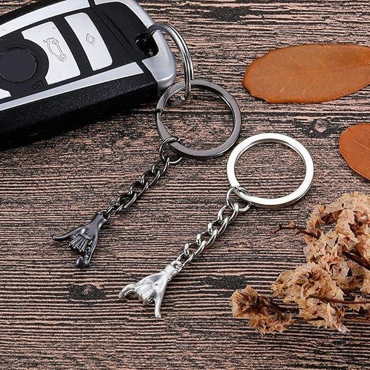 “Pinky Promise” Matching Couple Keychains