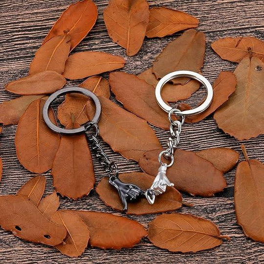 “Pinky Promise” Matching Couple Keychains
