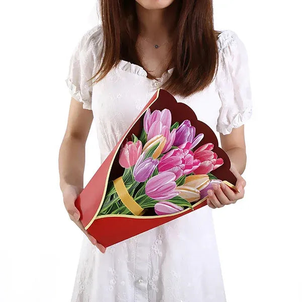 💐Pop Up Flower Bouquet Greeting Card