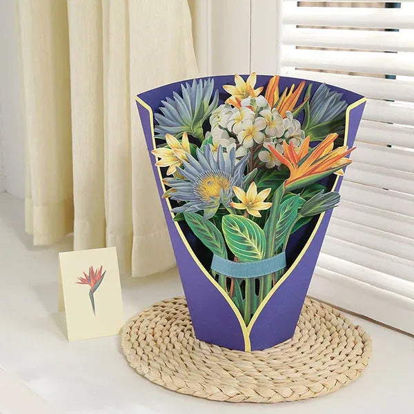 💐Pop Up Flower Bouquet Greeting Card