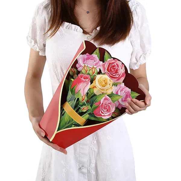 💐Pop Up Flower Bouquet Greeting Card