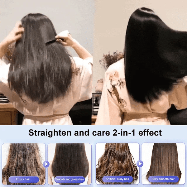 Crema para alisar el cabello con corrección de proteínas