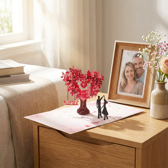 🏆Mais de 99 mil unidades vendidas! 🌼💌 CARTÃO POP-UP DE DIA DOS NAMORADOS 3D SEMPRE FLORESCENTE